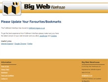 Tablet Screenshot of fulfillment.bigww.co.uk